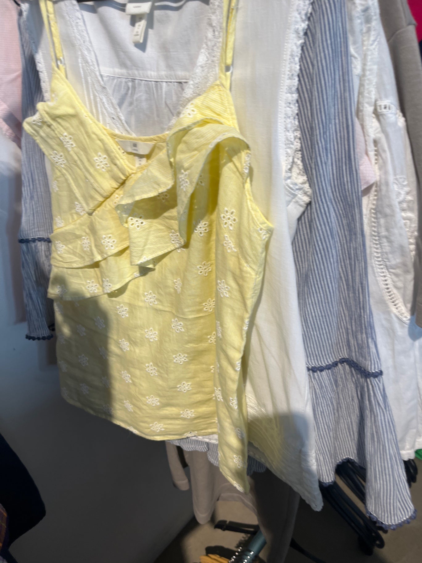 H&M Top Gelb Gr.: S