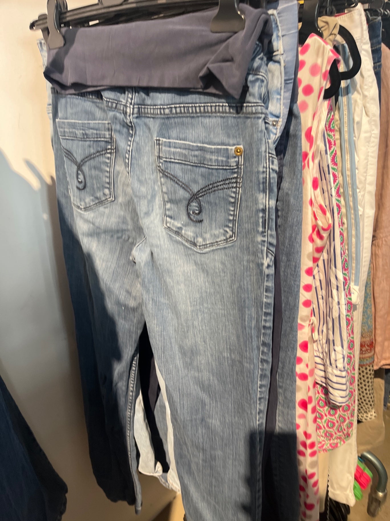 ESPRIT Umstandsjeans Blau Gr.: L
