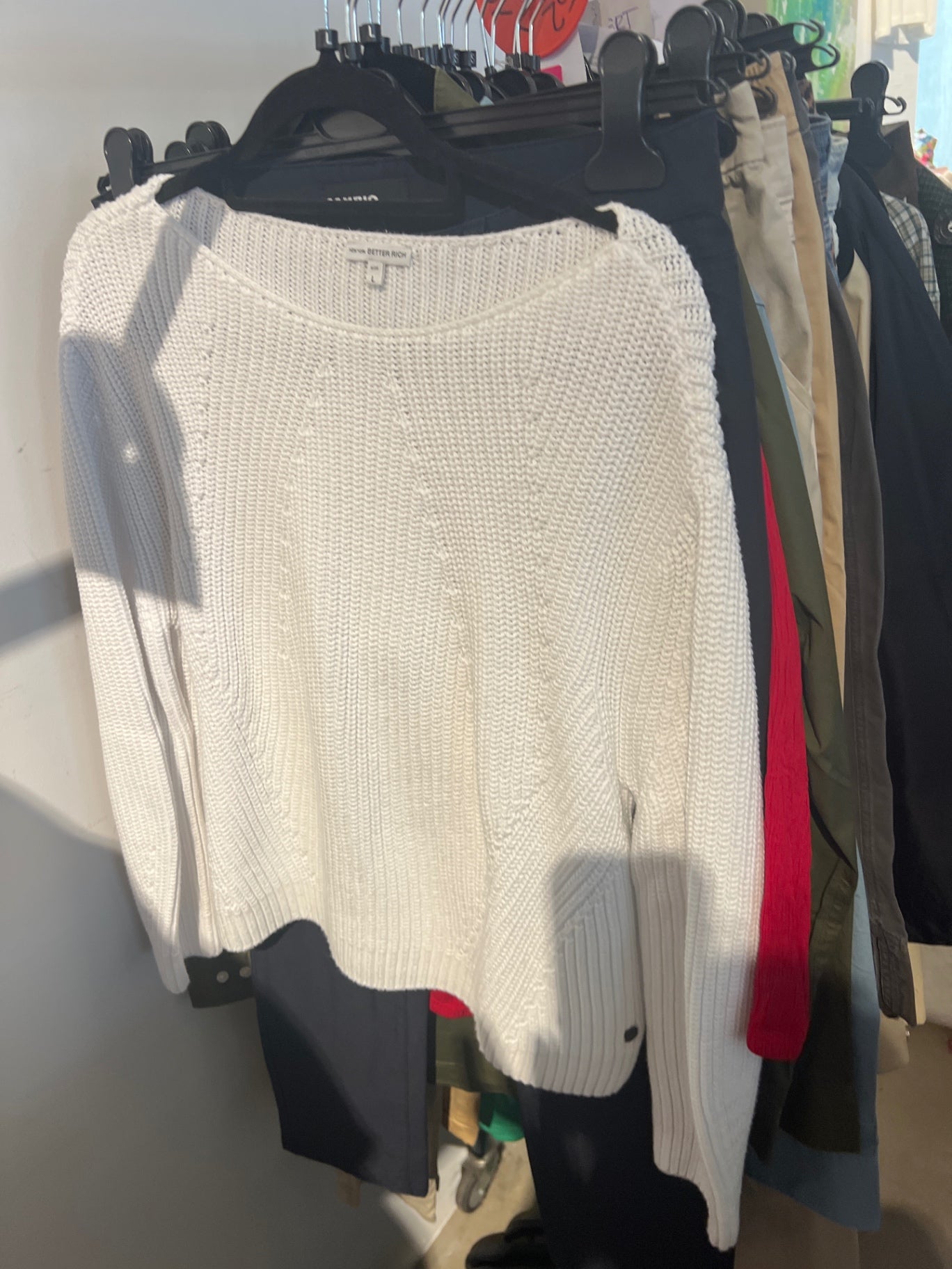 BETTER RICH Pullover Weiß Gr.: L