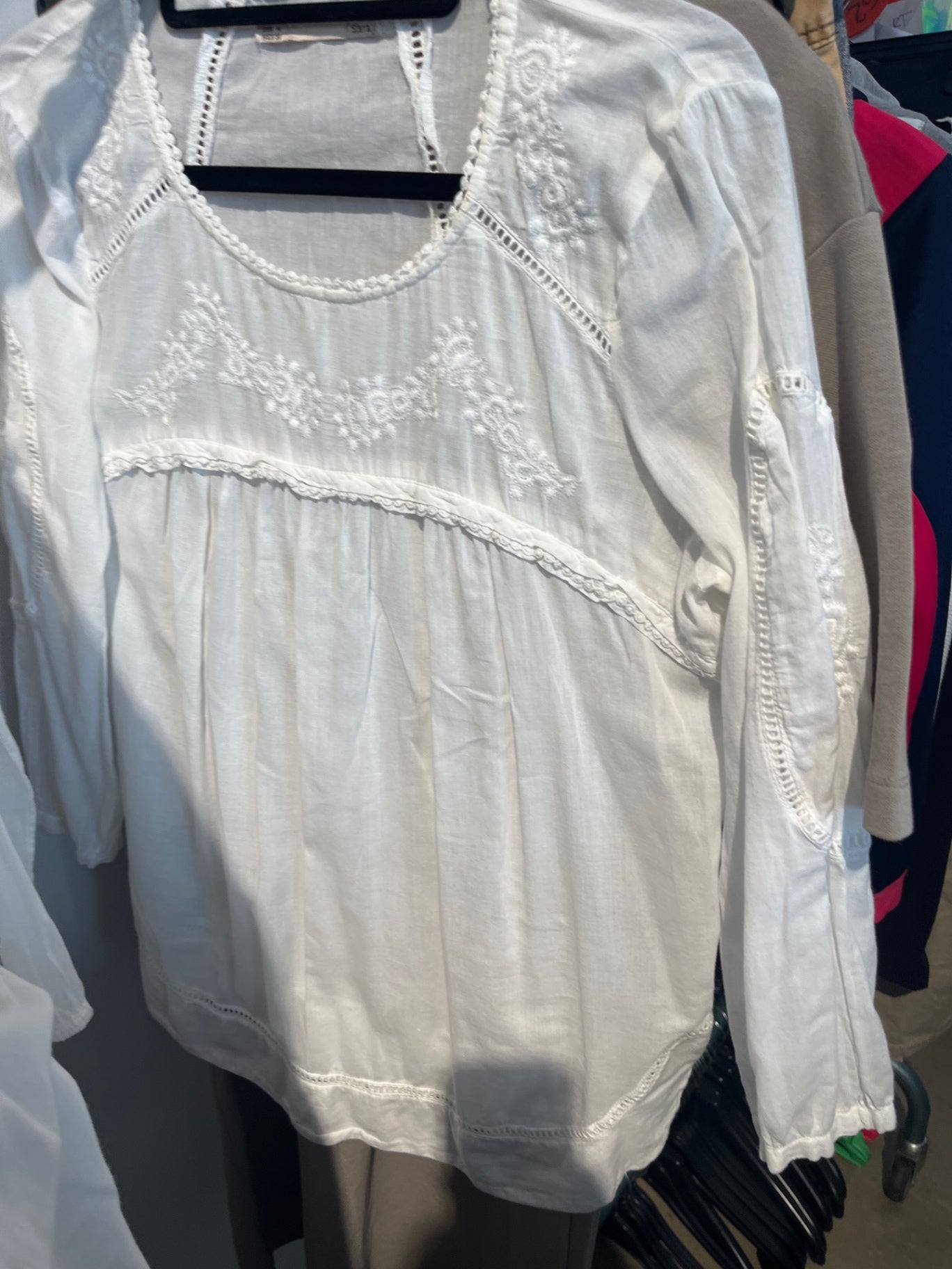 Sfera Casual Bluse Weiß Gr.: M