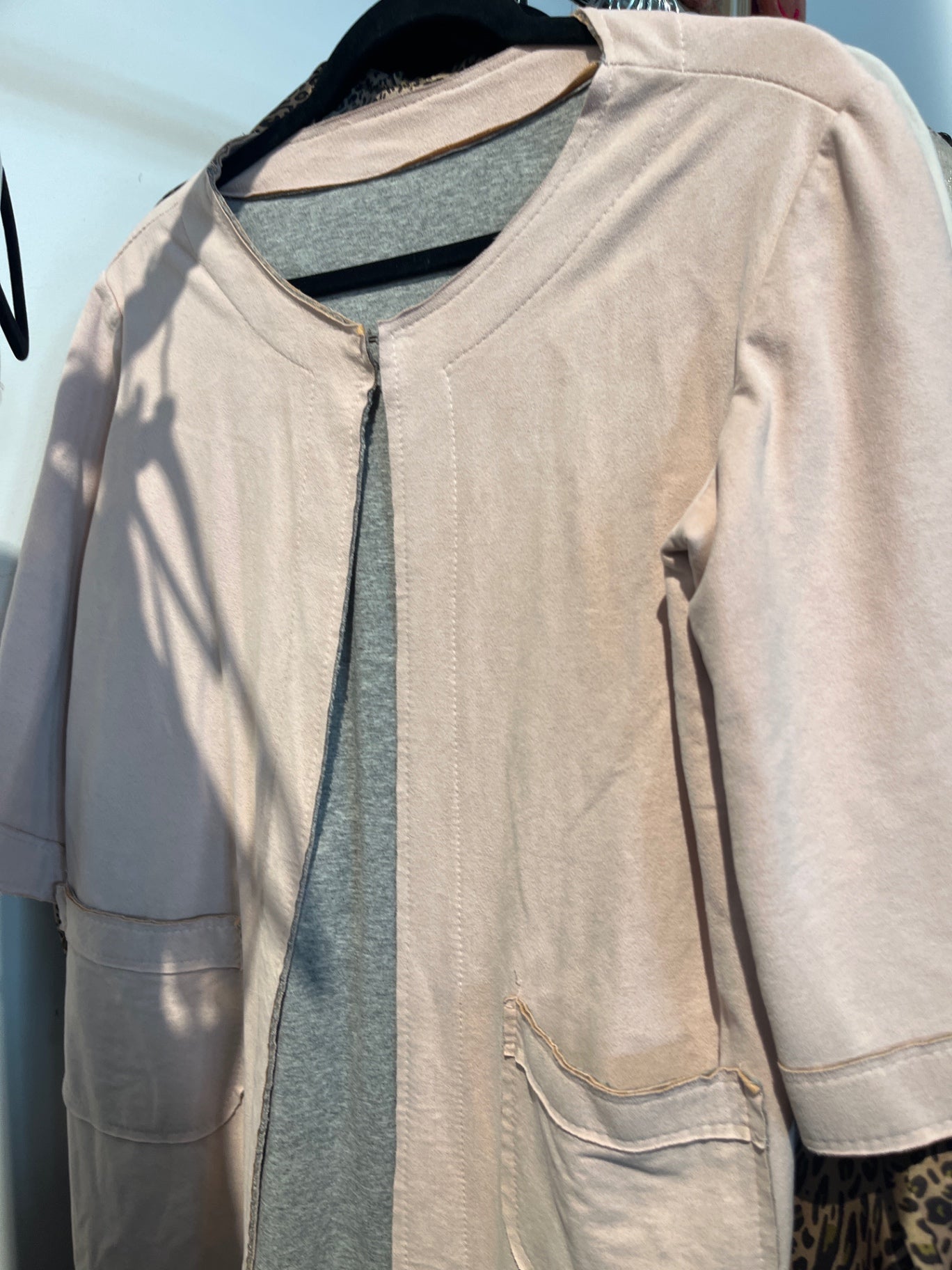 Jacke Rosa Grau Gr.: M