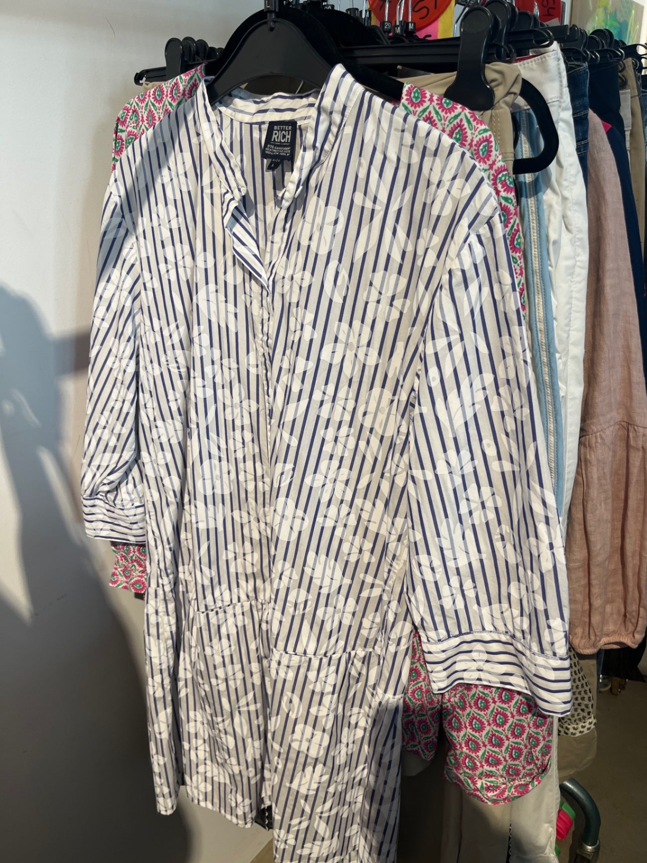 Better Rich Kleid Weiß und Blau Gr.: L