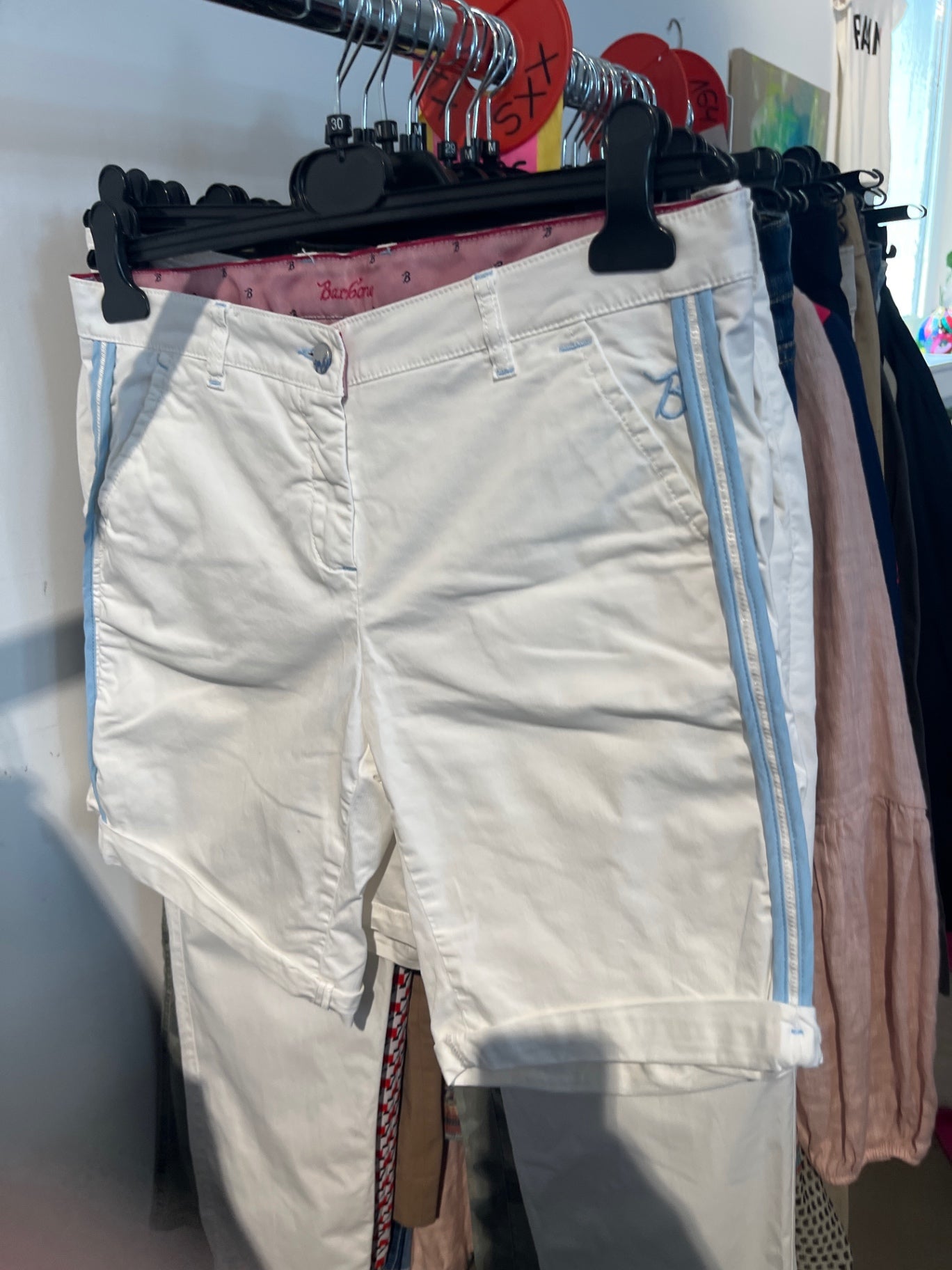 Barbone Shorts Weiß blau Gr.: 30