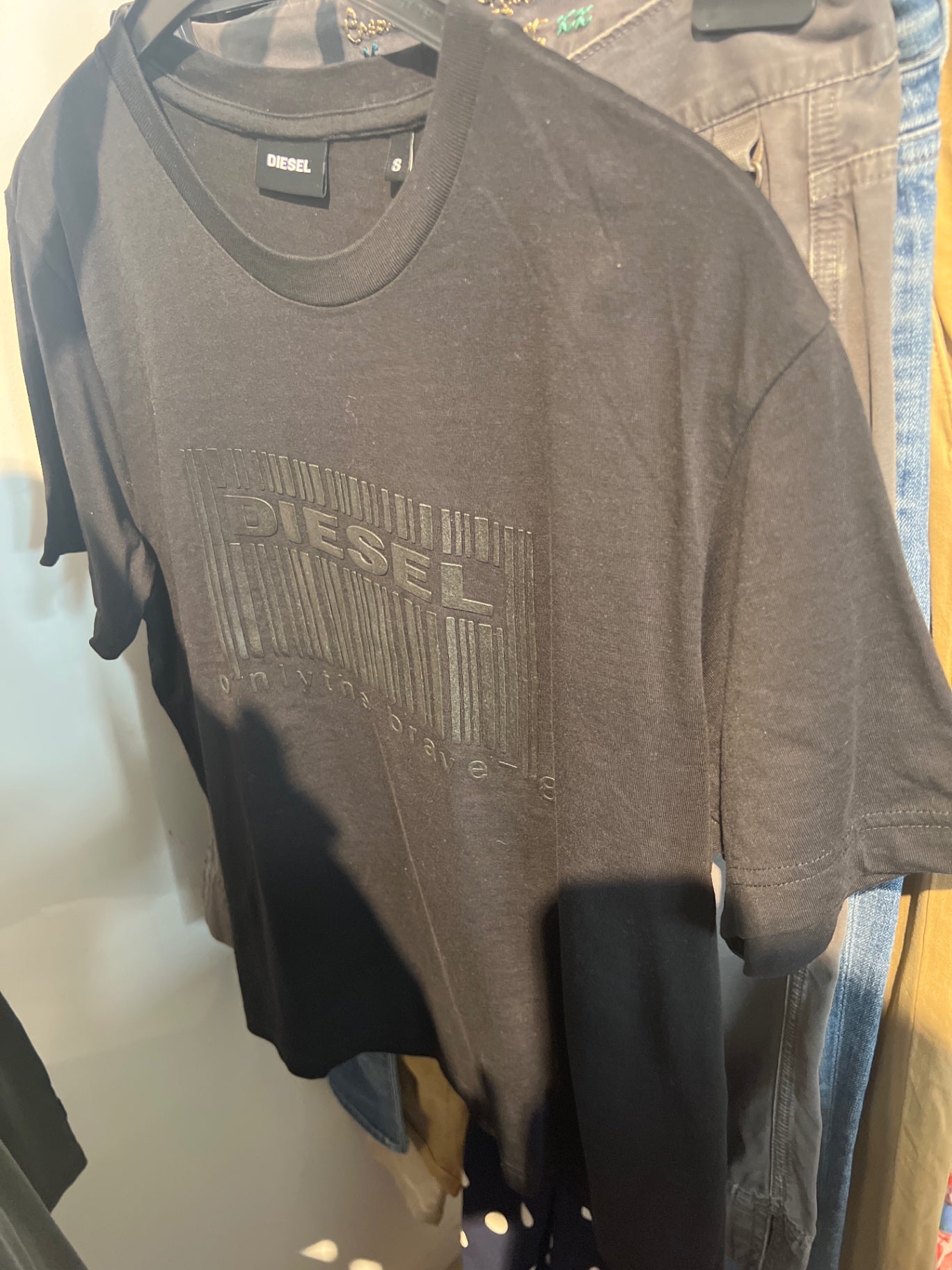 Diesel T-Shirt Schwarz Gr.: S