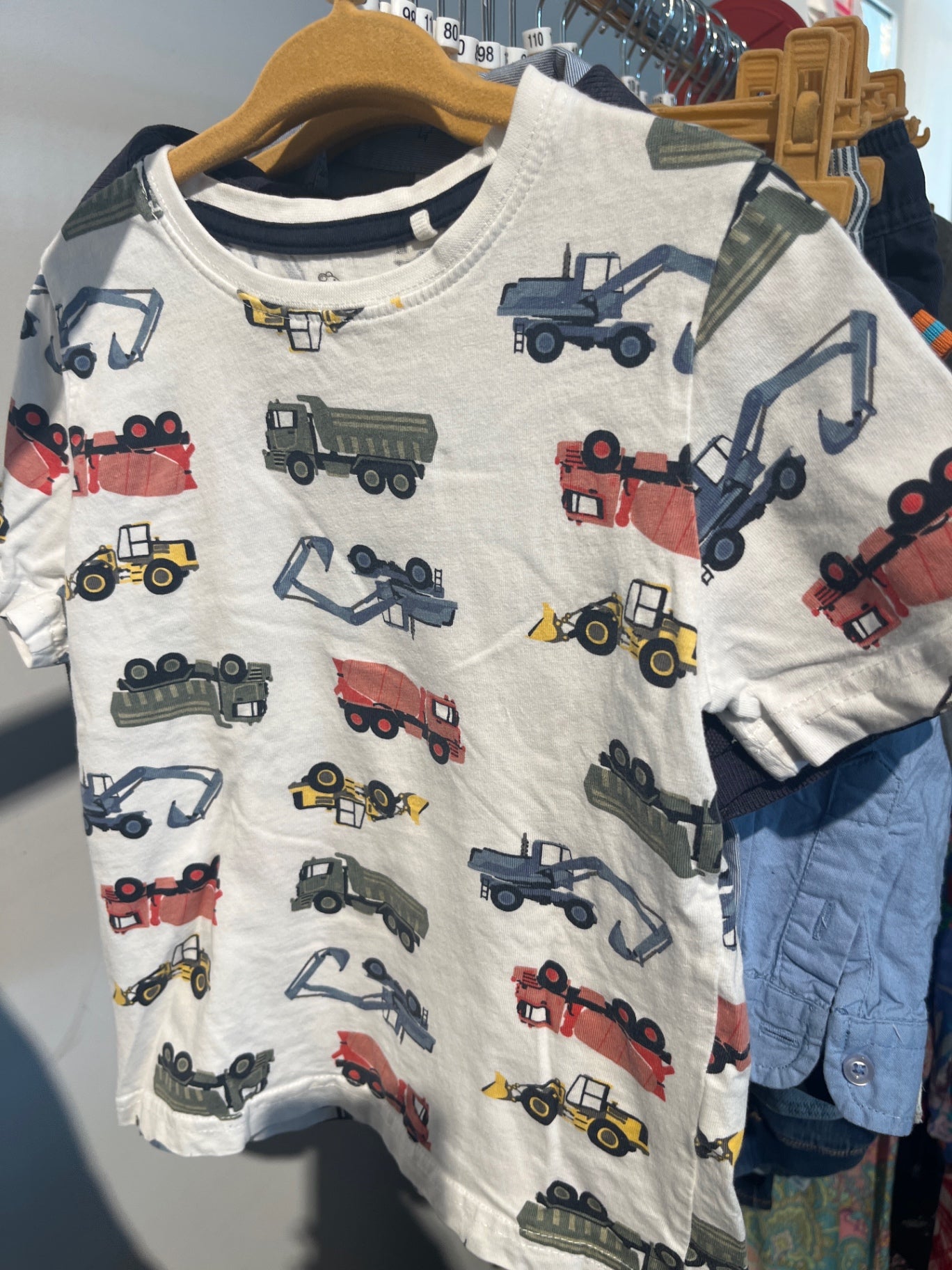 Topolino T-Shirt Baumaschinen Gr.: 98