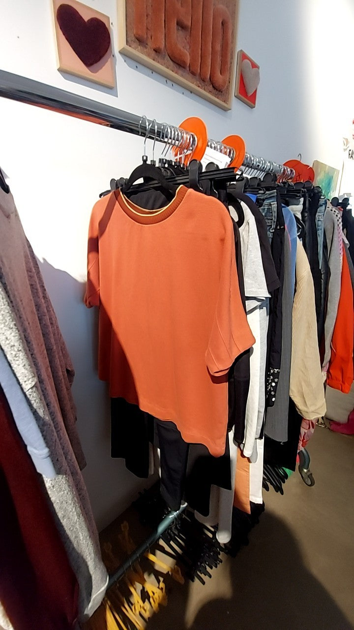 Sans & Sans T-Shirt Orange Gr.: M